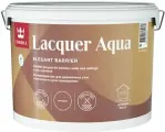 Лак TIKKURILA LACQUER AQUA интерьерный, антисептирующий, водный, матовый 9л