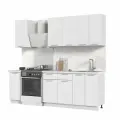 Кухонный гарнитур, без столешницы, Кухня Катрин 180см Белый / Софт Вайт