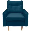 Кресло мягкое Сканди синее, 78х90х92 см