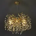 Люстра De City Лайма 8 ламп G9 цвет золото