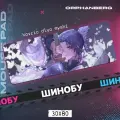 Коврик для мыши большой Клинок Шинобу