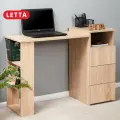 Стол письменный LETTA Ультра, с тумбой, ЛДСП, 76,6x106,4x45 см