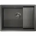 GRANULA 6045U мойка, нержавеющая сталь, графит матовый, прямоугольная, ,