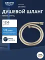Душевой шланг GROHE Silverflex 1250 мм, с защитой от перекручивания, никель глянец (28362BE1)