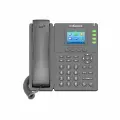 IP-телефон FLYINGVOICE P21P, 4 SIP аккаунта, цветной дисплей 2,4 дюйма, 320 x 240, конференция на 6 абонентов, поддержка гарнитуры (RJ9)/DECT/USB/ Wi-Fi/POE/100 Mbps