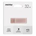 Флешка SmartBuy M1, металлический корпус, USB 3.2, 32Гб, розовая