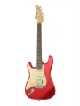 Prodipe JMFST83LHRACAR Электрогитара ST83RA, леворукая, красная