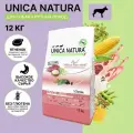 Сухой корм Unica Maxi для собак крупных пород с ягненком, 12кг.
