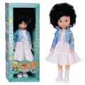 Кукла Knopa Кудряшка 35 см в платье, темные волосы (85055)
