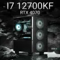 OXYGEN Intel Core i7 12700KF, RTX 4070 12GB, DDR5 64GB, SSD 2000GB Черный
