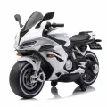 Детский электромотоцикл Ducati (12V, EVA, ручка газа, спидометр) - FT-821-WHITE