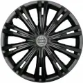 Колпаки R14 4шт на колеса авто STAR Гига черная р14, на диски радиус 14, цвет черный black.