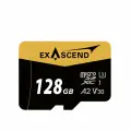 Карта памяти Exascend Catalyst UHS-I microSD V30 128GB + адаптер SD