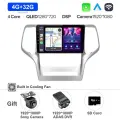 9-дюймовый Android 14 для Jeep Grand Cherokee 2008 2009 2010 2011 2012 2013 QLED экран автомобильный радиоприемник мультимедийное видео Carplay Naviigation, 4G-32G CAM DVR