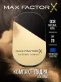 MAX FACTOR Пудра для лица Facefinity Compact, 003 Natural Rose, SPF20 Vegan Refillable, увлажняющая компактная, 10 г