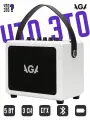 AGA SE White - комбоусилитель для гитары, 5 Вт, с Bluetooth, портативный, для дома и репетиций, с аккумулятором, компактный
