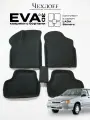 Коврики для автомобиля Чехлоff, комплект 5 штук, EVA, 3D, для Lada 2108, 2109, 2114, 2115, черный