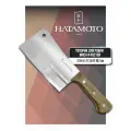 Кухонный топорик Hatamoto HN-HH190, 18,5 см, сталь SUS420J2, для мяса, костей, овощей и зелени