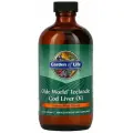 Garden of Life, Масло из печени исландской трески, Cod Liver Olde World, со вкусом лимонной мяты, 236 мл