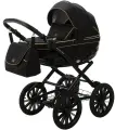 Универсальная коляска Adamex Chantal Retro (2 в 1), C1-A, Черный