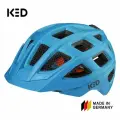 Шлем детский защитный для велосипеда, роликов, самоката, скейтборда, спортивный синий велошлем для детей KED Kailu Blue Matt, размер S (49-53)