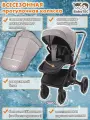 Прогулочная коляска BabyTEC SMART BT-ST0004, для детей от 6 месяцев, до 22 кг, серая