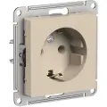Розетка Systeme Electric ATN00XX43, 16 А, с защитной шторкой, с заземлением