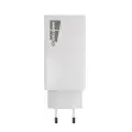Сетевая зарядка с портом Type-C More Choice NC76Sa 65W Power Delivery Type-C и USB-A White + кабель USB-C - Type-C 100W 1 метр