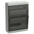 Корпус пластиковый IEK КМПн-54, навесной, IP65, 54 модуля, черная прозрачная дверь