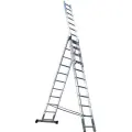 Ремоколор Трехсекционная, универсальная, алюминиевая лестница 6 ступеней 63-3-006