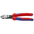 Бокорезы KNIPEX особо мощные, 200 мм, фосфатированные, 2-комп ручки, проушина для страховки KN-7402200T