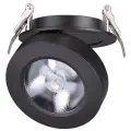 Спот Novotech Groda 357983, LED черный черный 1 шт. теплый белый 3000 K 12 Вт 23 °
