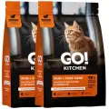 Сухой корм для кошек GO'KITCHEN Skin+Coat Care, лосось с фруктами и овощами 2 уп. х 3.63 кг