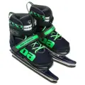Коньки Black Aqua As-408, темно-синий/зеленый 27-30 .