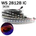 Программируемая светодиодная лента WS2812B 5050 RGB Viktorovna 30/60LED/м 5В 12В, Black 60LEDs, 5 м, IP30, 1LED 1CUT WS2812B
