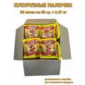 Кукурузные палочки Пеликан, натуральные, в коробке, 38 пачек по 65 г (2.47 кг)