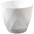 Горшок idiland с поддоном Laurel, 4.5 л, 22x19 см, белый