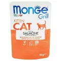Monge Cat Grill Pouch паучи для котят норвежский лосось 85г х 12 шт.