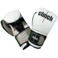 Перчатки боксерские Clinch Punch 2.0 бело-черно-бронзовые (вес 10 унций)
