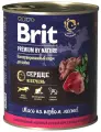 Влажный корм Brit Premium by Nature консервы для собак (паштет) Сердце и печень, 850 г х 6 шт.