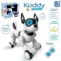 Робот собака Koddy IQ BOT, на пульте управления, интерактивный: звук, свет, танцующий, музыкальный, на аккумуляторе, 4376315