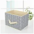 Короб для хранения 37х27х27 см Ромбы, цвет серый 2694141