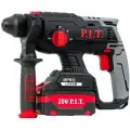 Перфоратор SDS-Plus аккум. бесщеточный P.I.T. PBH20H-22B/2 (20В, 1,8Дж, 3реж, 22мм, 2акб, ЗУ, кейс)
