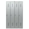 Шкаф для одежды металлический практик Стандарт LS-41 4-секц