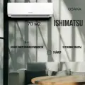 Сплит-система ISHIMATSU Серия Osaka Wi-Fi AVK-24H, мощность 7000Вт, белый