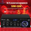 Аудиоусилитель AK45PRO, сабвуфер 2.1, автомобильный, домашний, акустический усилитель звука 500BT+500BT