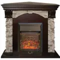 Электрокамин Realflame Dublin ROCK Corner STD/EUG/24 AO с очагом Majestic Lux BL
