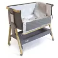 Колыбель для новорожденных Tutti Bambini CoZee с колесами, цвет oak and charcoal