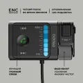 Адаптер Aux Bluetooth ресивер Car Kit, ENC, Bass boost, USB/AUX, черный, Без заводской паковки, Deppa 44420-OZ