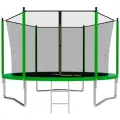 Батут с защитной сеткой SWOLLEN Lite Inside ZIP 10 FT (305 см) (Green) детский, для детей, уличный, для улицы, для дачи